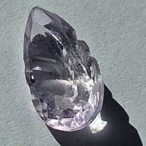 rough cut pink amethyst stone